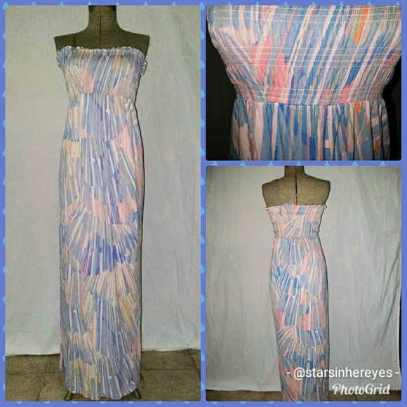 Juicy Couture Dresses & Skirts - 🎉⬇️$39 JUICY COUTURE Maxi Dress Pink Blue